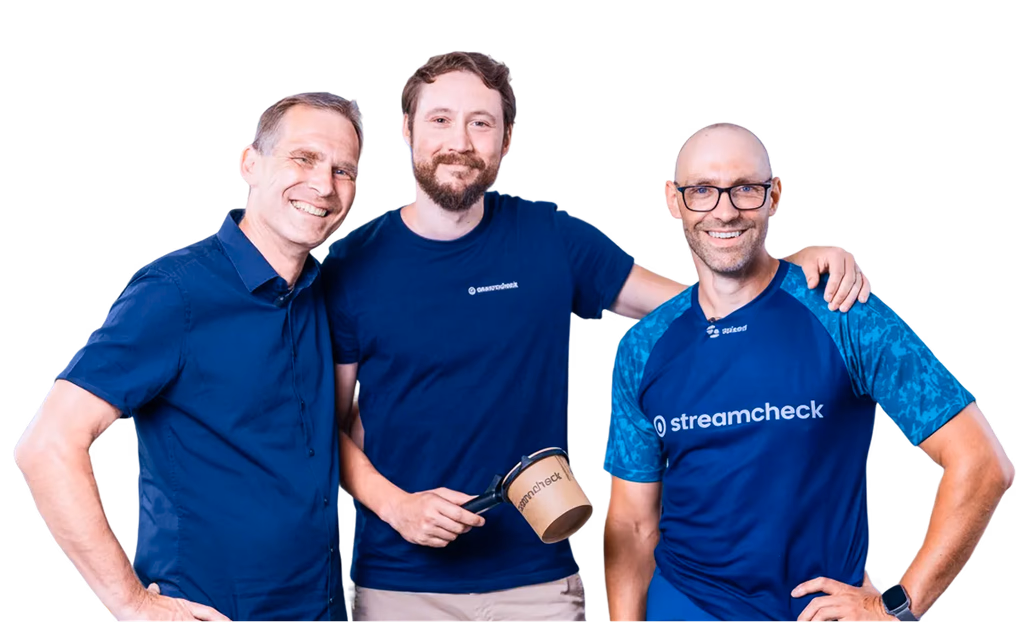 The founders of Streamcheck